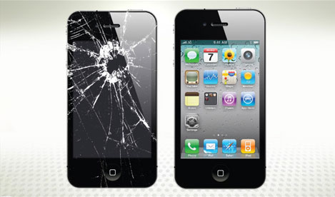 iphone 4s cracked