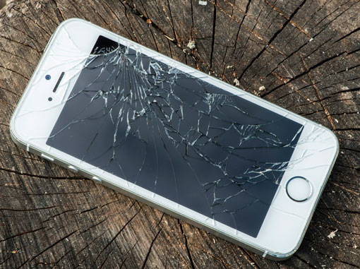iphone 6 cracked